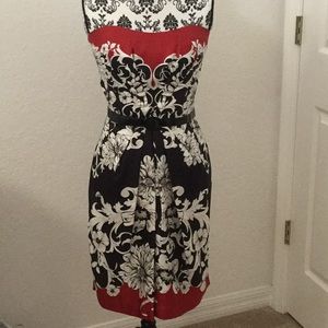 White House Black Market silk sheath dress